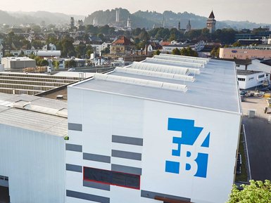 The EBZ Groups plant 1 at Bleicherstrasse 7 in Ravensburg.