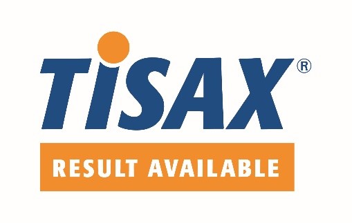 Our information security is ensured by Tisax.