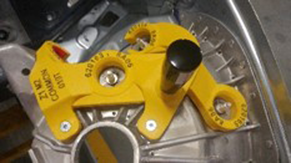 Bolt templates are useablee as production or reworking aids.