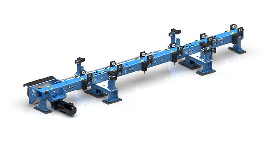 The EBZ high-speed monotrack roller conveyor is a transport system developed by the EBZ Group.