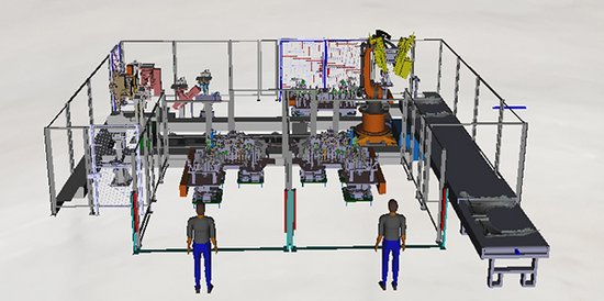 Der digitale Schatten ist ein 3D-Modell einer Anlage, das den live Anlagenzustand überträgt.