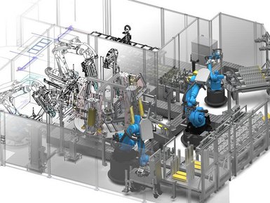Eine Kernkompetenz der EBZ Gruppe ist die Auslegung hocheffizienter Anlagen für den Maschinen- und Automobilbau.
